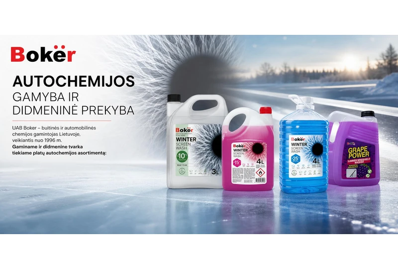 Autochemijos gamyba ir tiekimas didmenoms