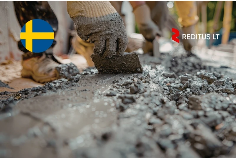 Betonuotojai Švedijoje: ilgalaikis darbas ir nemokamas būstas