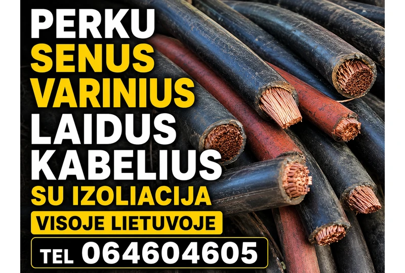 Superkame varinius kabelius – atvykstame patys!
