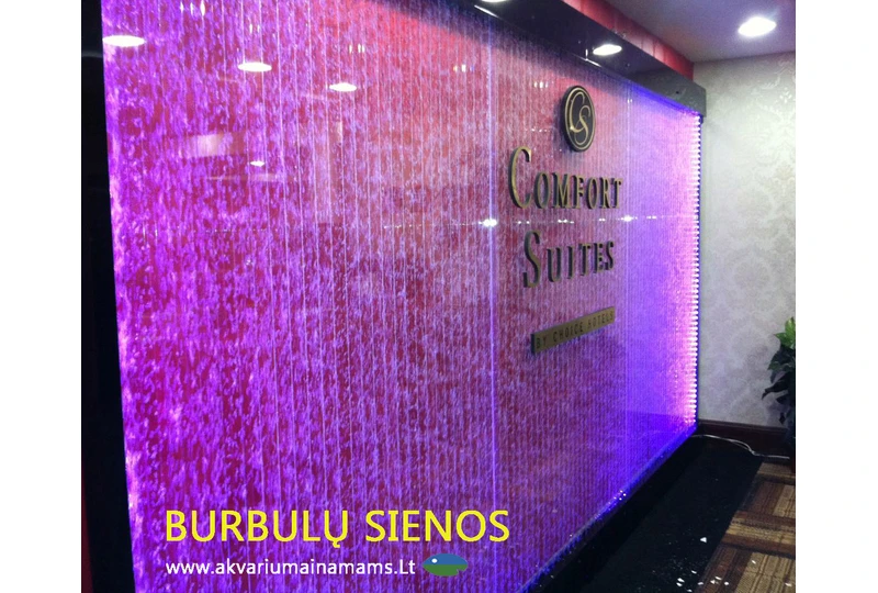 Burbul? siena – akimirksniu išskirtinis tavo interjeras||Vandens burbul? siena – stilius, ramyb? ir prabanga namuose||Burbul? sienel? – dinamiška elegancija tavo erdvei||Sukurta tau – burbul? siena atspindi tavo unikalum?||Burbul? siena – traukos centras, kuris žavi visus sve?ius||Vandens sienel? – žaismingi burbulai ir harmonija erdv?je||Burbul? kolonos ir sienos – išskirtinis tavo stiliaus akcentas||Akvariumo burbul? siena – nuotaika, sveikata ir ?kv?pimas||Burbul? siena – prabanga, kuri priver?ia tave šypsotis||Vandens burbul? siena – ramyb? ir džiaugsmas kiekvien? dien?
