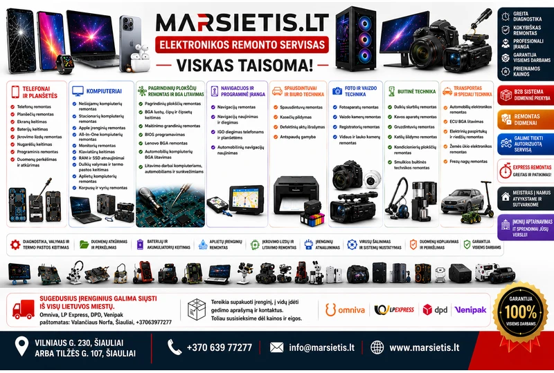 Remontuojame VISK?! Si?sk iš visos Lietuvos