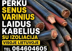 Perku varinius laidus ir metal? – atvažiuoju pats!||Variniai kabeliai, metalas – iškupsi ir išsivešiu!||Parduok var?: pasiimu pats, moku s?žiningai!||Metalo laužas, varis: atvykstu, iškupsi greitai!