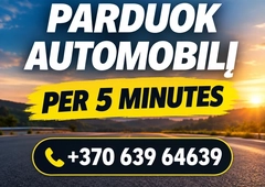 Superkame auto su defektais ir be TA